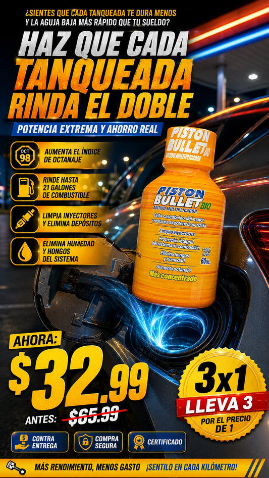 piston bullet bio x3