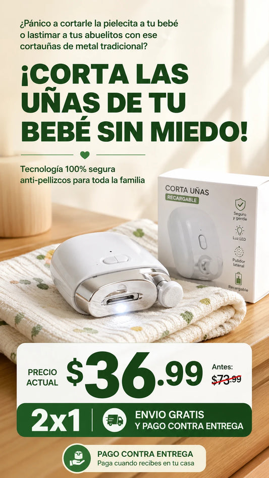 Corta uñas recargable